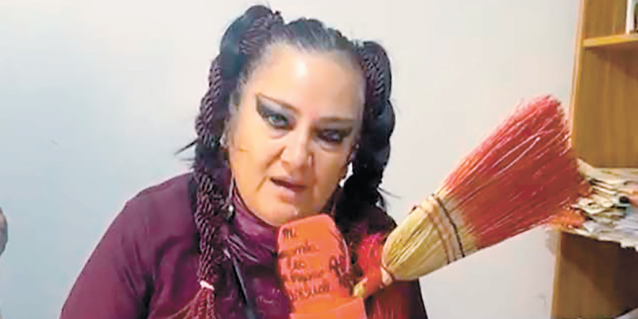 La activista María Galindo.
