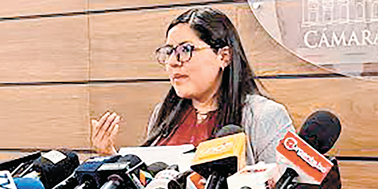 La diputada Lissa Claros.