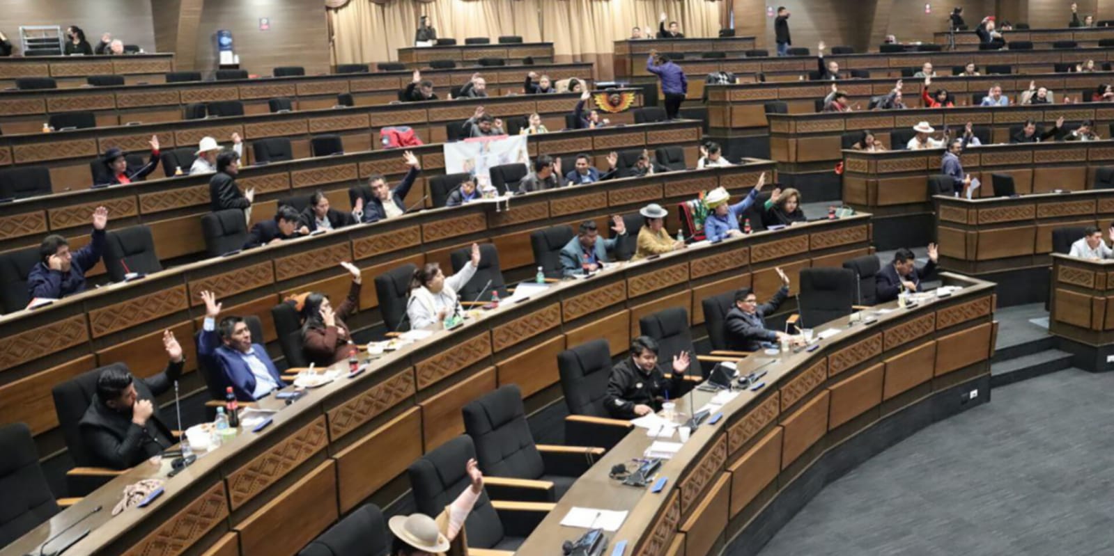 El momento de la aprobación del crédito de Fonplata en la Cámara de Diputados.