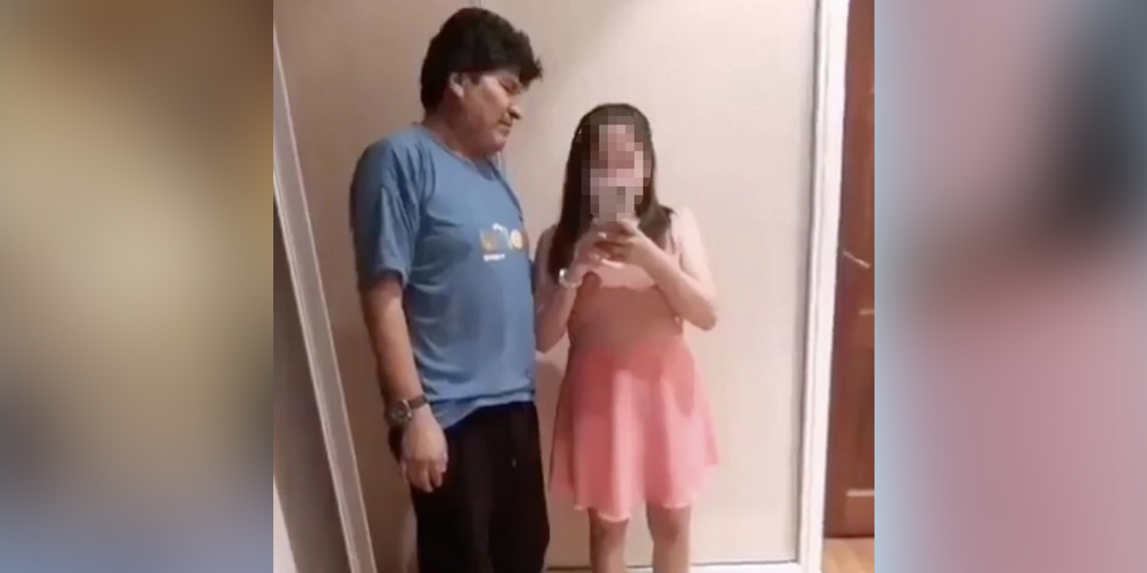 Fotografías del expresidente Evo Morales con una supuesta novia  menor de edad en Argentina.