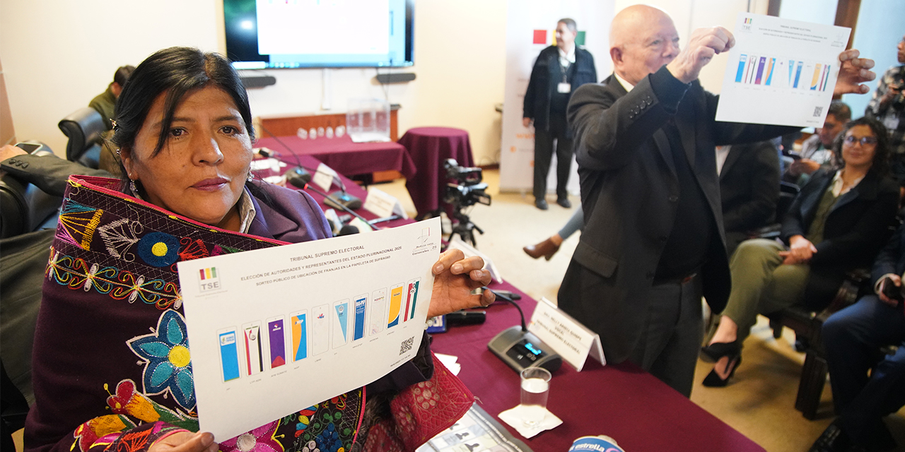 Los partidos y alianzas ya conocen su ubicación en la papeleta electoral