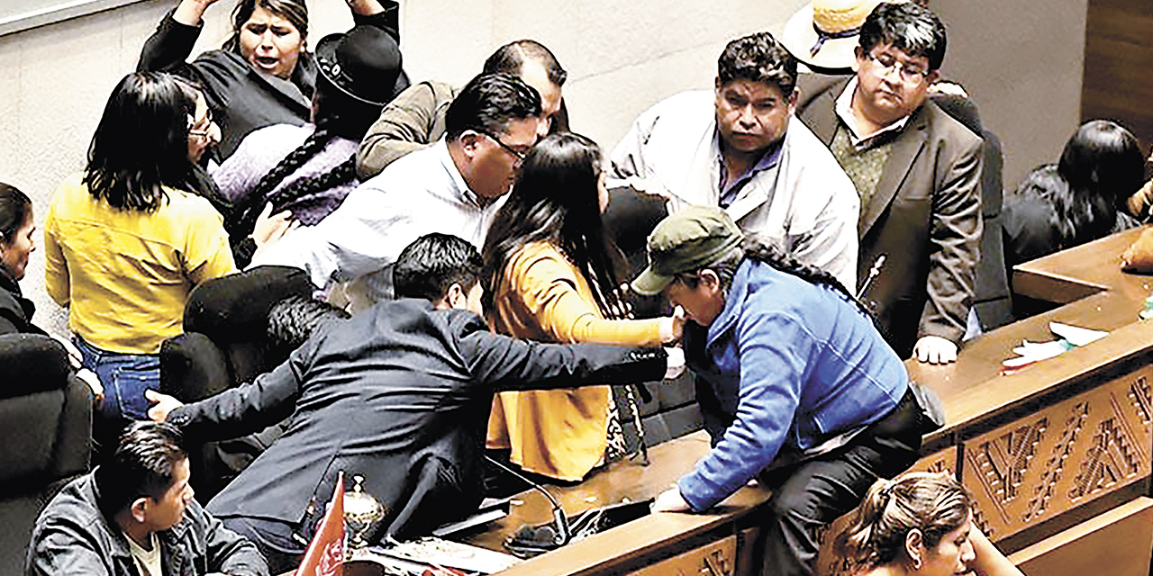 Diputados evistas se suben a la testera de la Cámara Baja.