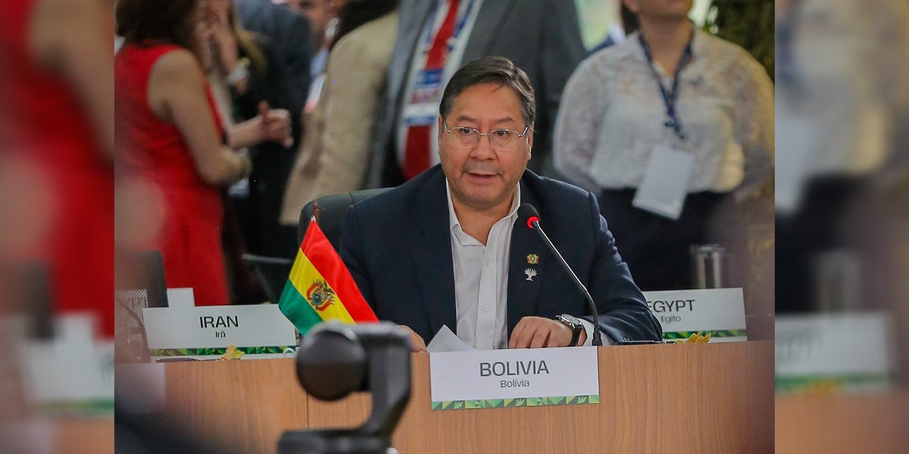 Presidente de Bolivia convoca a los BRICS a conformar un bloque por la justicia climática en la COP30
