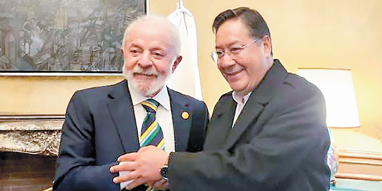 Lula y Arce coincidieron en Buenos Aires, en el marco de la reunión del Mercosur.