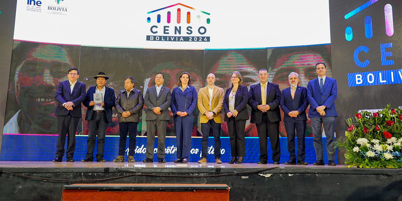 Lucho: Los datos del censo reflejan los avances del Estado Plurinacional