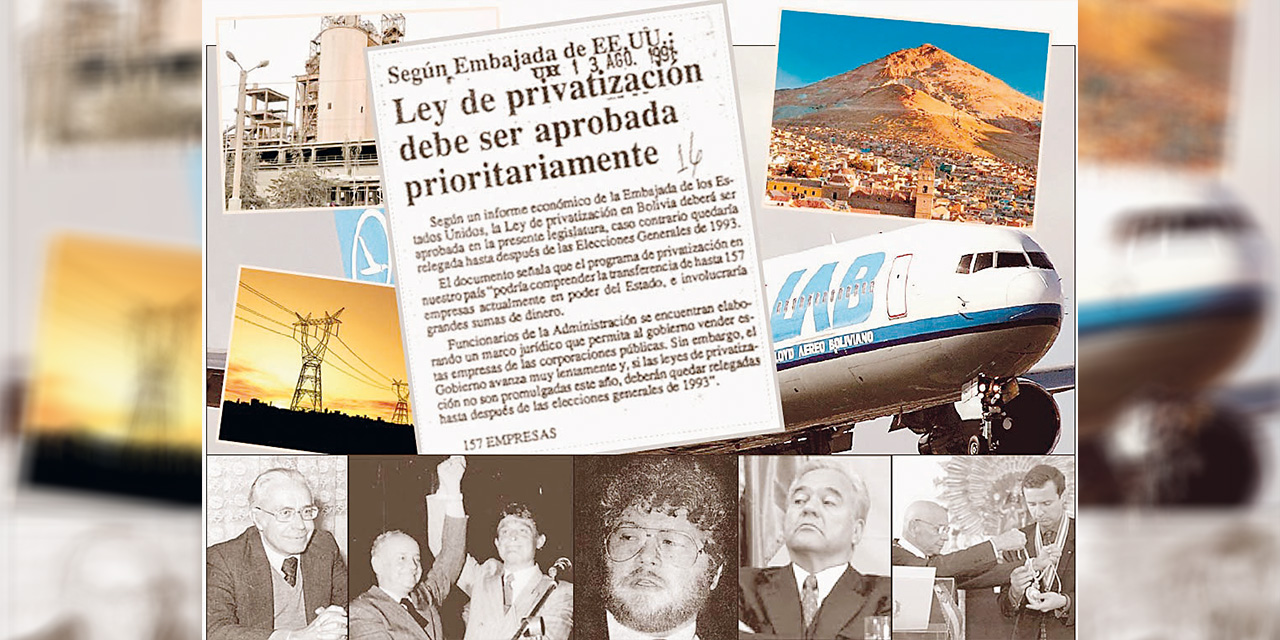 Asfixiar las empresas públicas, la técnica de Samuel en los 90 para rematar más de 45 fábricas estatales
