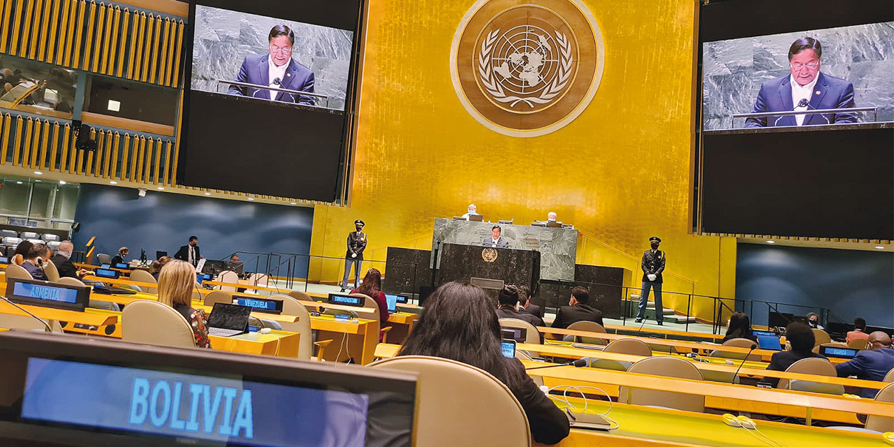 Bolivia recupera su voto en la ONU gracias a las gestiones para pagar en moneda nacional
