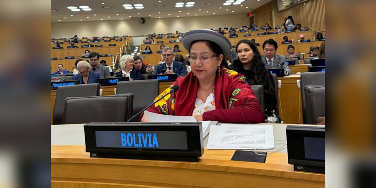 La canciller Celinda Sosa.