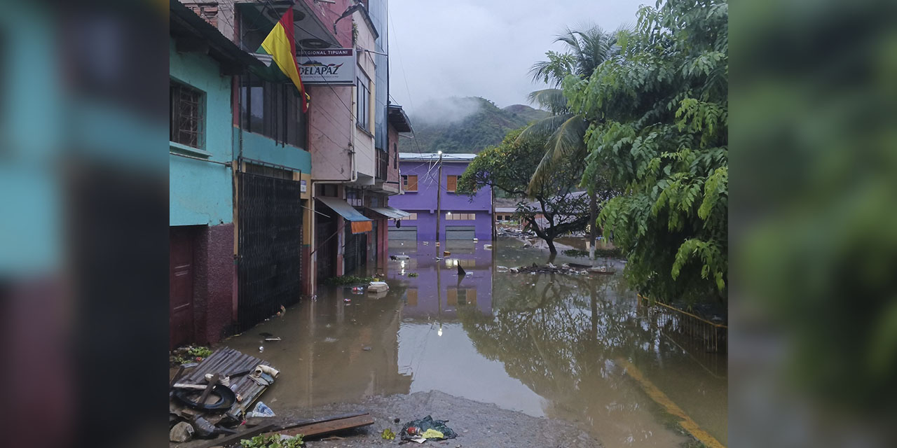 TED La Paz activa plan de emergencia para garantizar el balotaje en Tipuani tras inundación
