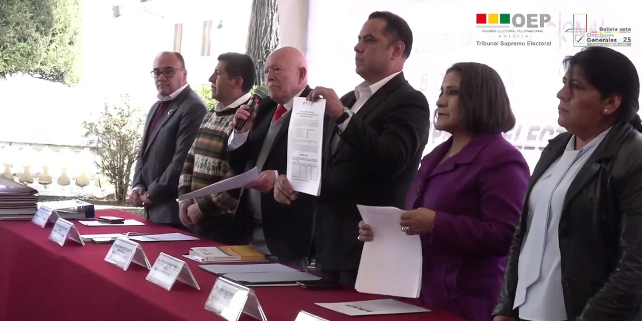 TSE rechaza recurso de Libre y proclama ganadores de las elecciones a Paz y Lara