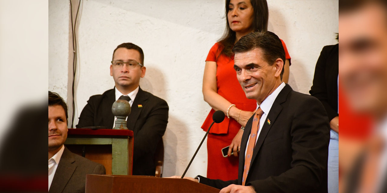 El presidente electo Rodrigo Paz. 