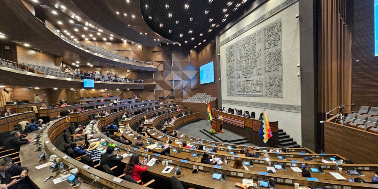 Una sesión en la Cámara de Diputados.