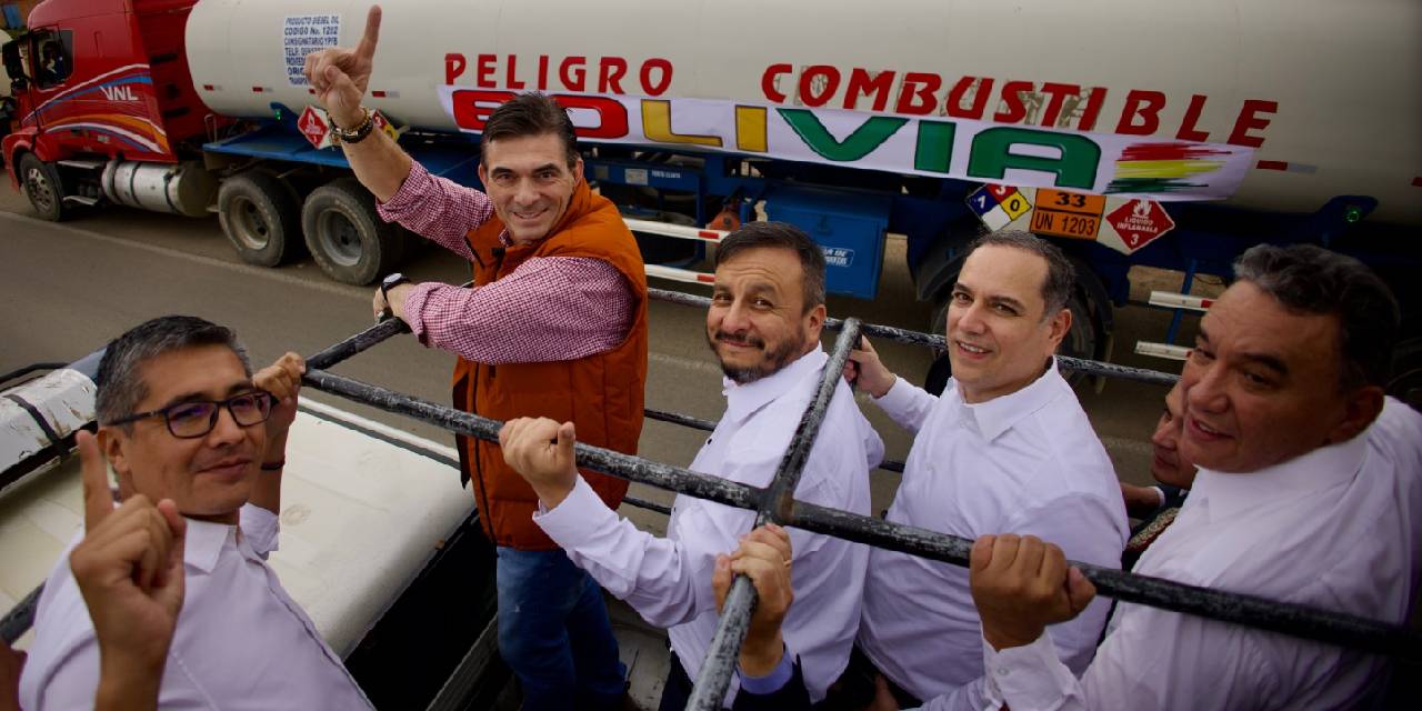 El presidente Rodrigo Paz, en el acto en Achica Arriba. Foto: Captura de Bolivia Tv