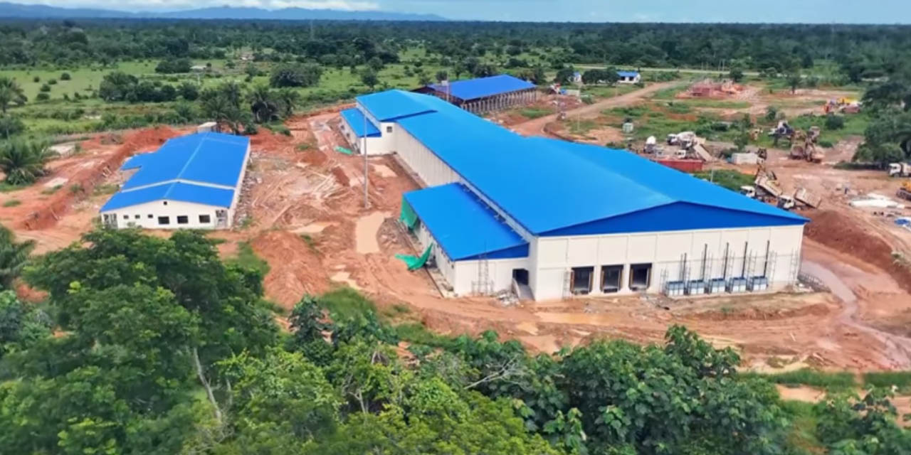 El complejo para apuntalar la industria cárnica en el departamento de Beni.