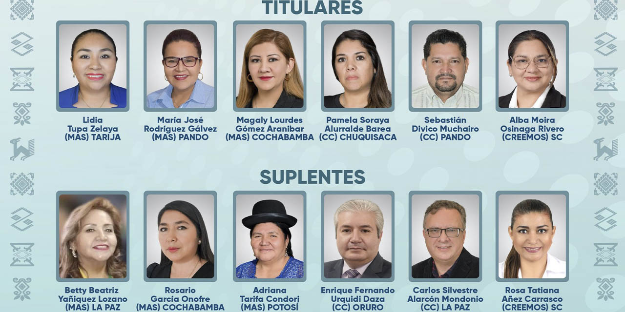 Integrantes de la Comisión de Ética de la Cámara de Diputados.