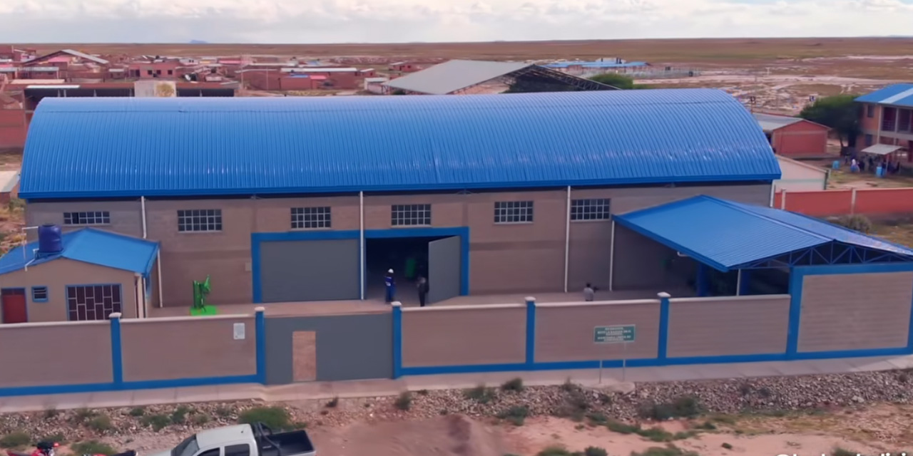 Vista actual de las instalaciones de la planta.