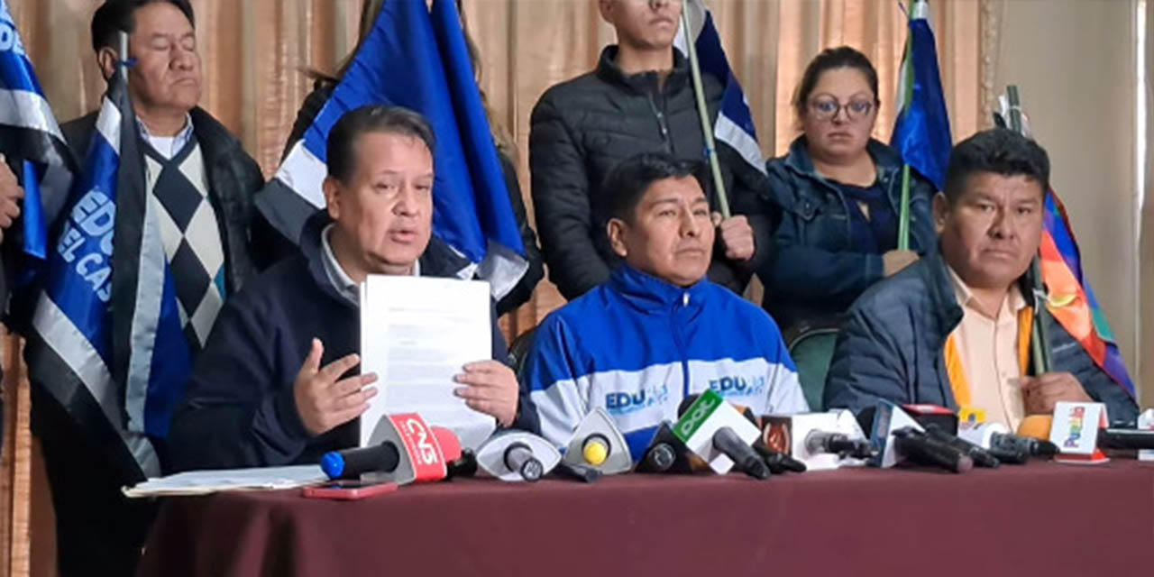 La directiva del MAS-IPSP.