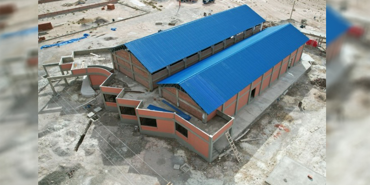 Construcción y equipamiento de la planta procesadora de sal tiene 86,41% de avance