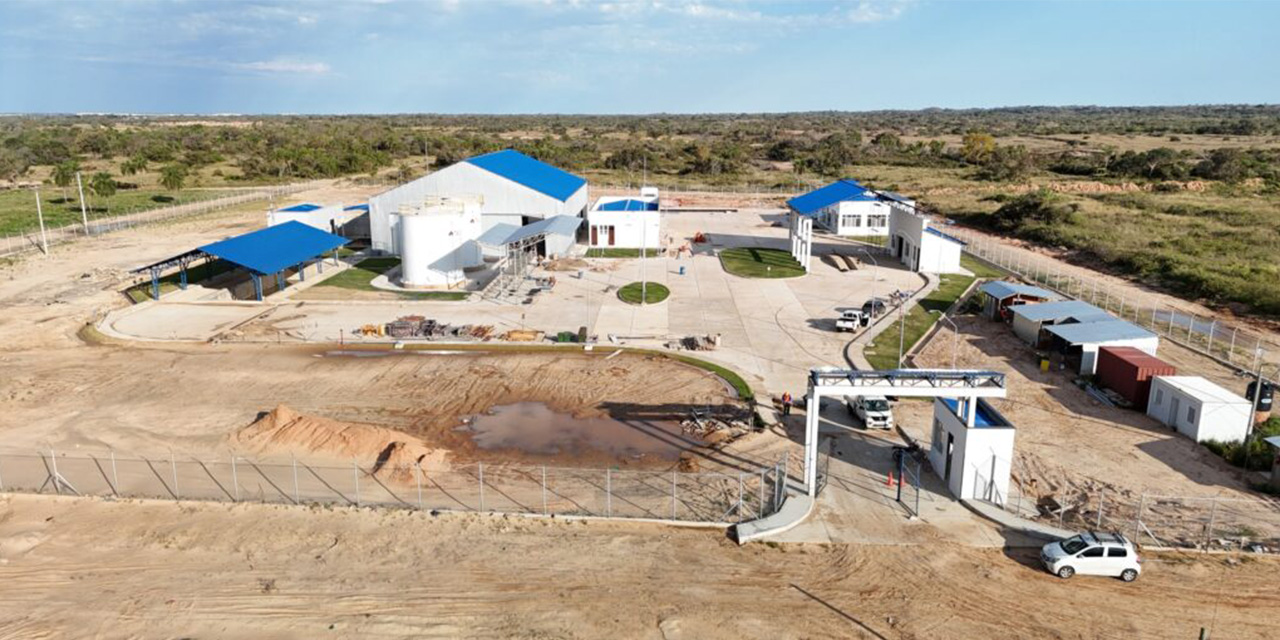 Centro de Transformación de Residuos Líquidos alcanza el 80% de avance físico