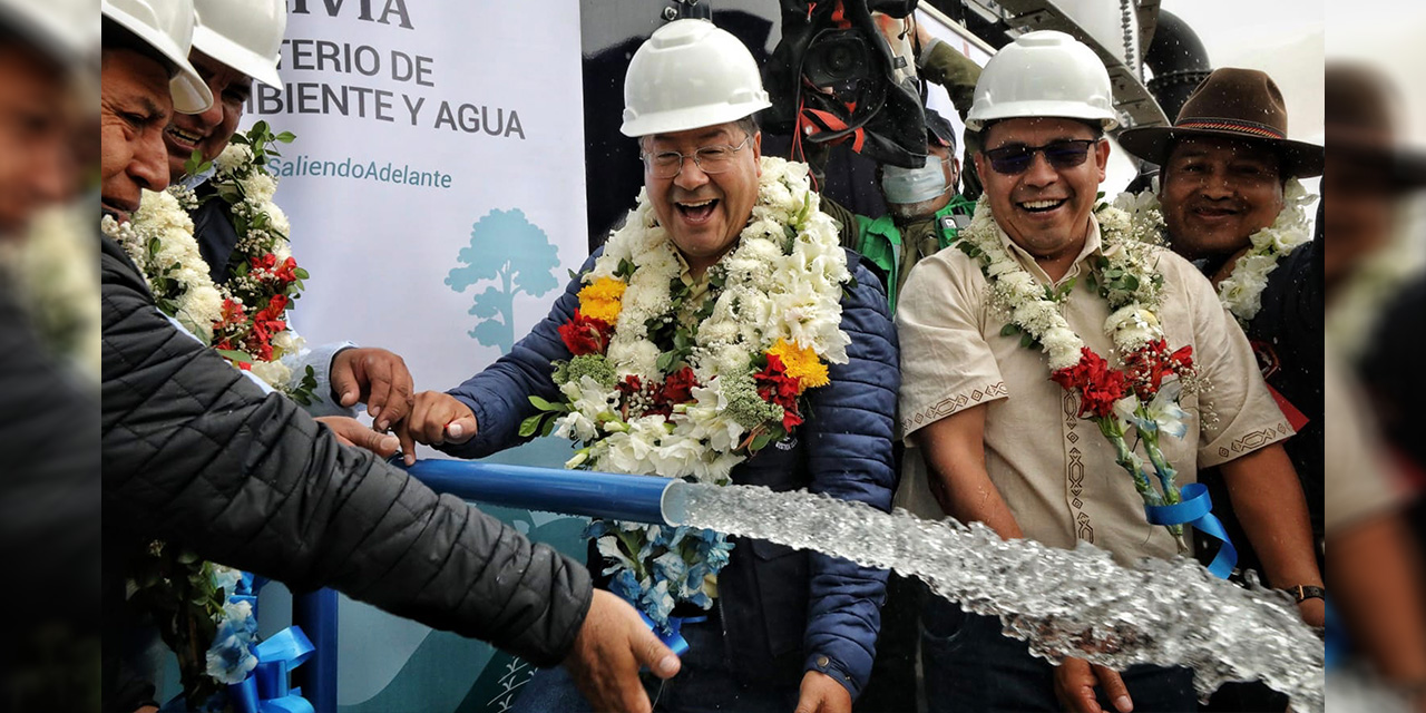 Tarija: El Gobierno invierte Bs 1.500 millones para agua y saneamiento