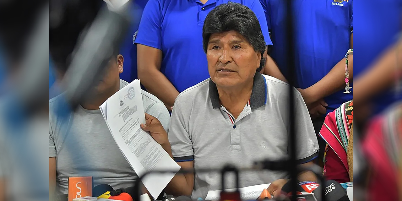 La fiscal Gutiérrez advierte de que Evo Morales podría ser declarado rebelde