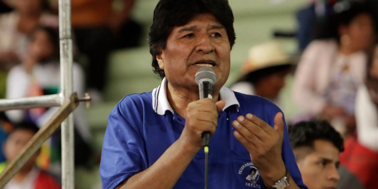 El expresidente Juan Evo Morales Ayma.