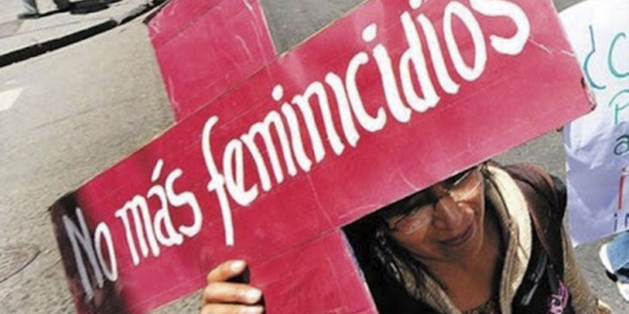 Protestas contra los feminicidios.