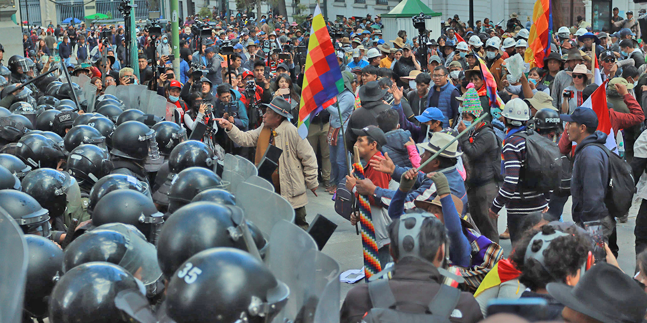 Gobierno advierte de que no se tolerarán actos de zozobra por parte de la marcha del evismo