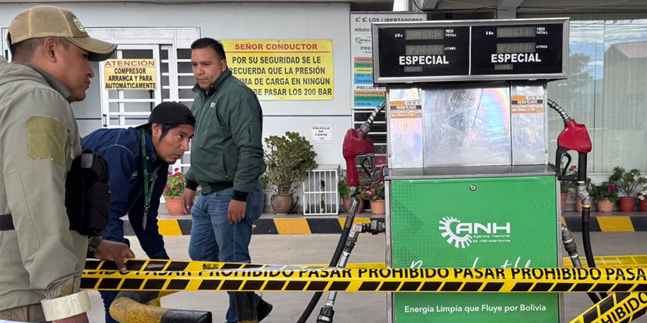 Precintado de un surtidor por desvío de combustible.