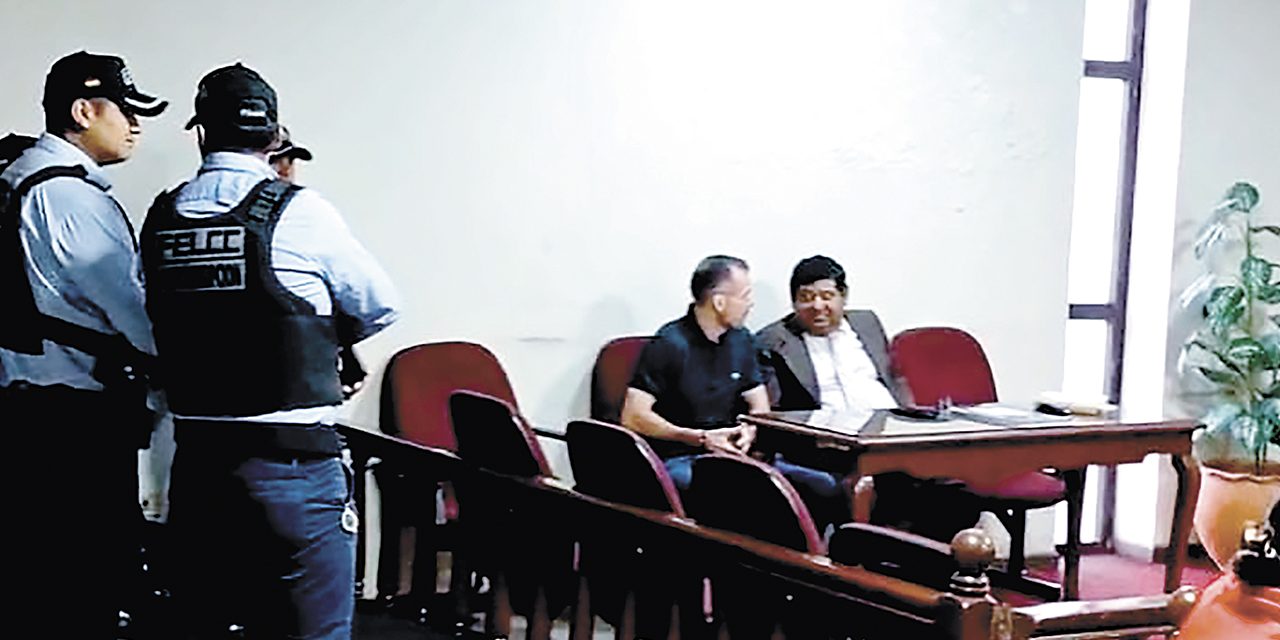 Audiencia de medidas cautelares de Antonio Parada.