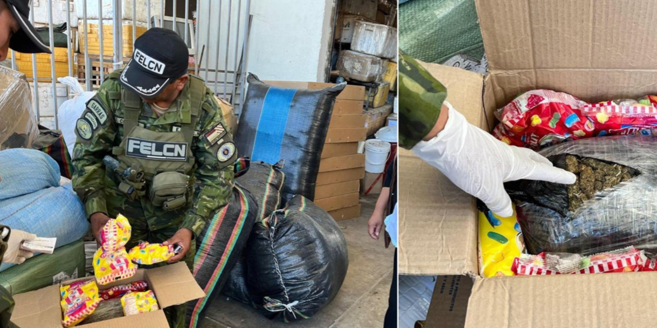 FELCN encuentra cajas con marihuana en bodegas de transporte interdepartamental.