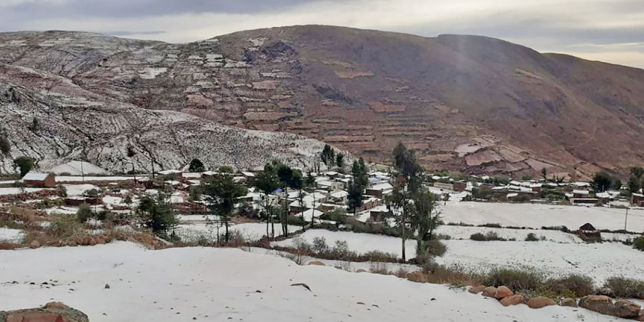 Lluvias y heladas afectan a más de 1 millón de familias en Bolivia