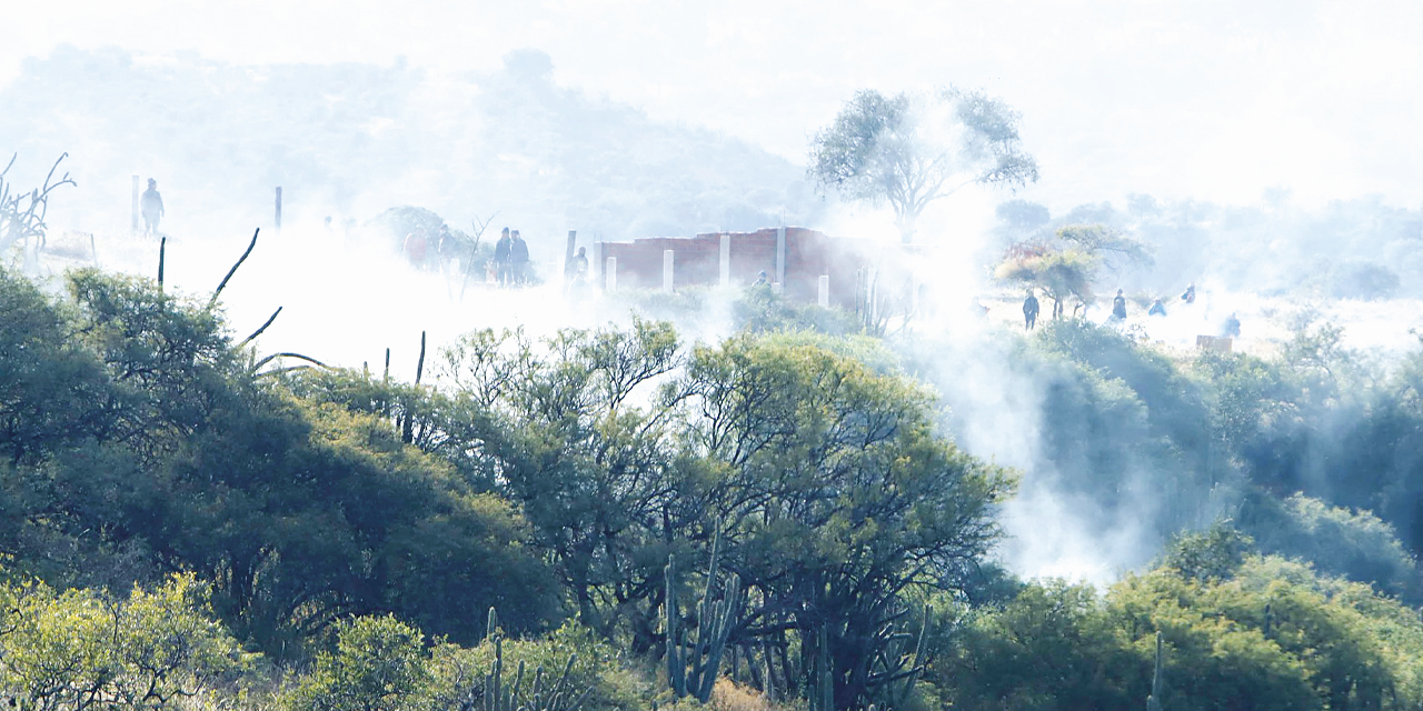 Actos violentos en Llallagua, Potosí.