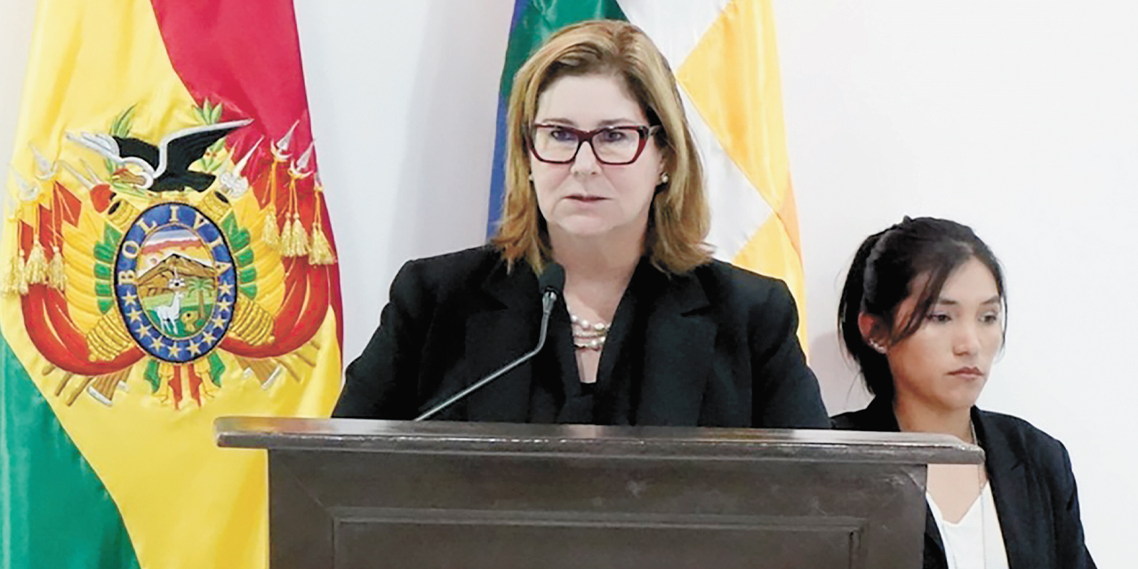 La presidenta de la Corte Interamericana de Derechos Humanos, Nancy Hernández.