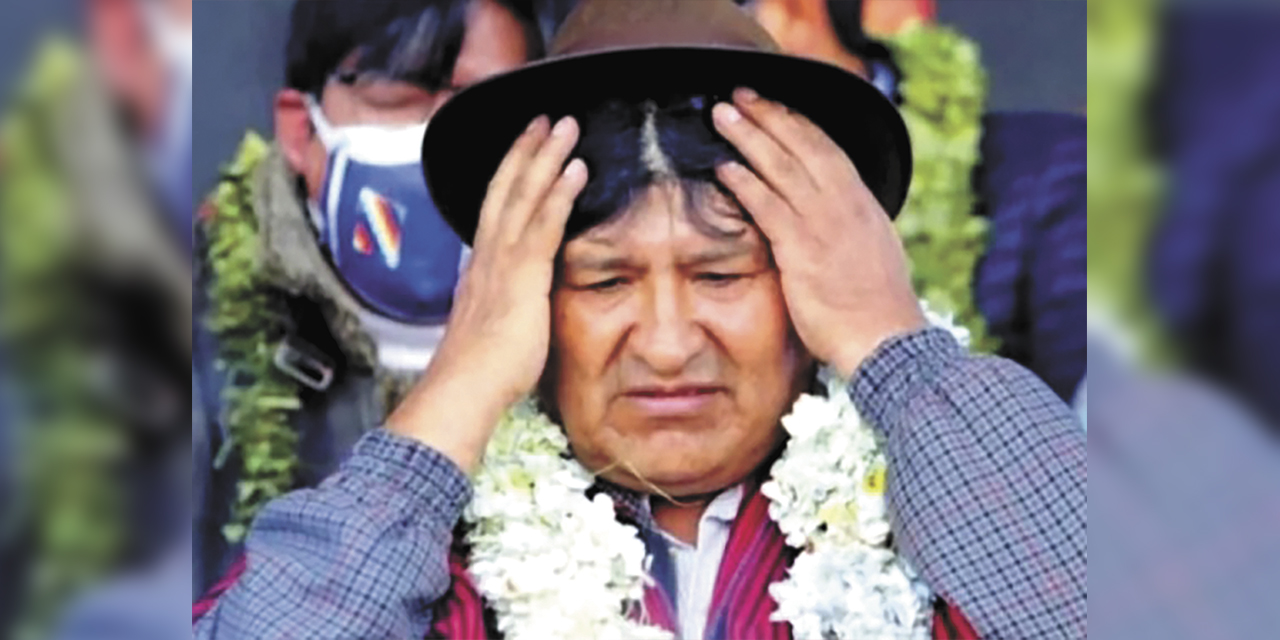 El expresidente Evo Morales.