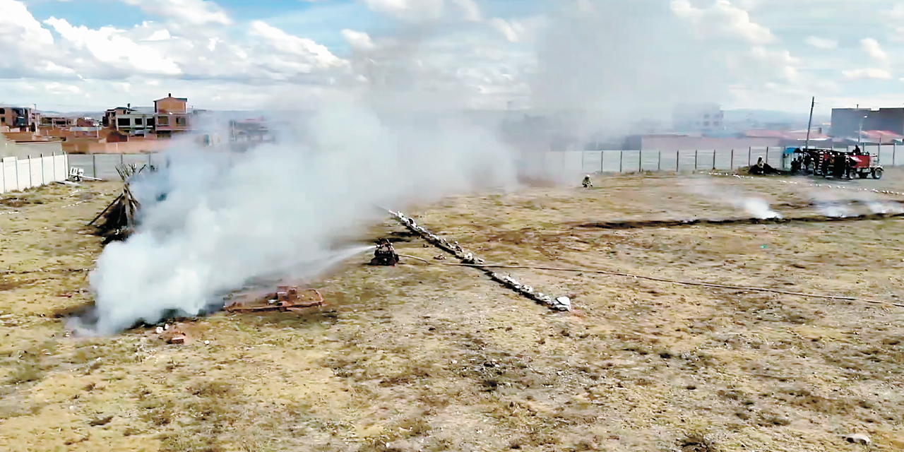 El robot bombero que ayudará a sofocar el fuego ante cualquier incendio. 
