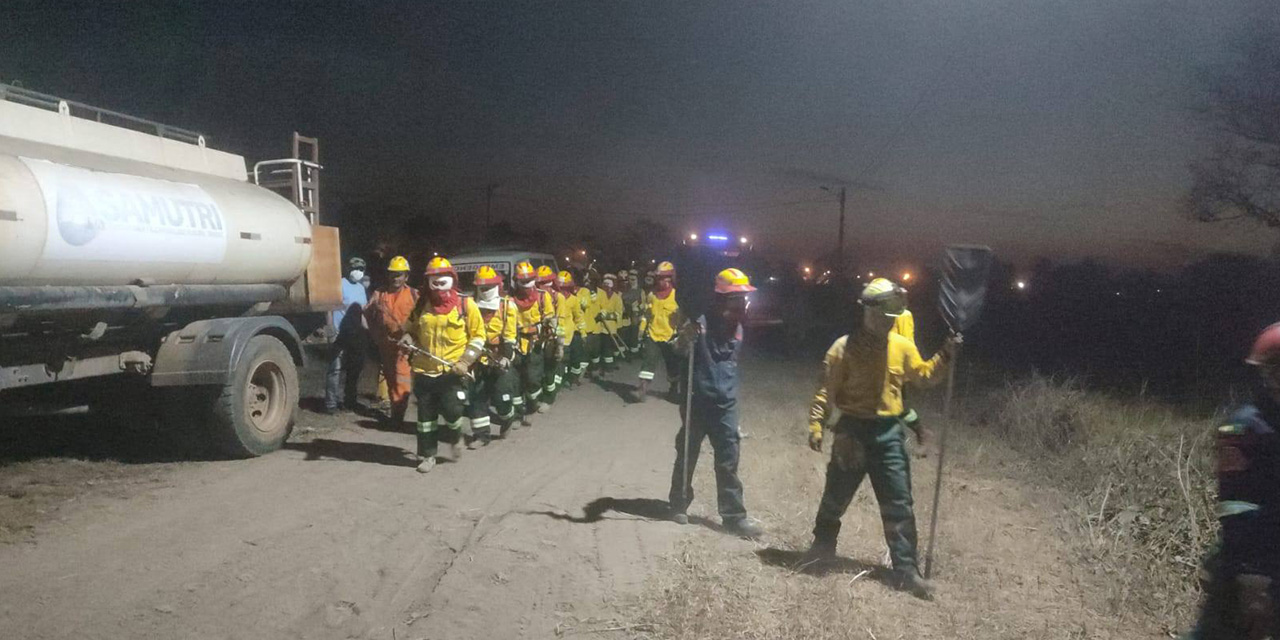 El país reporta 592 focos de calor y Defensa anuncia desembolso de Bs 20 MM a las FFAA para equipamiento