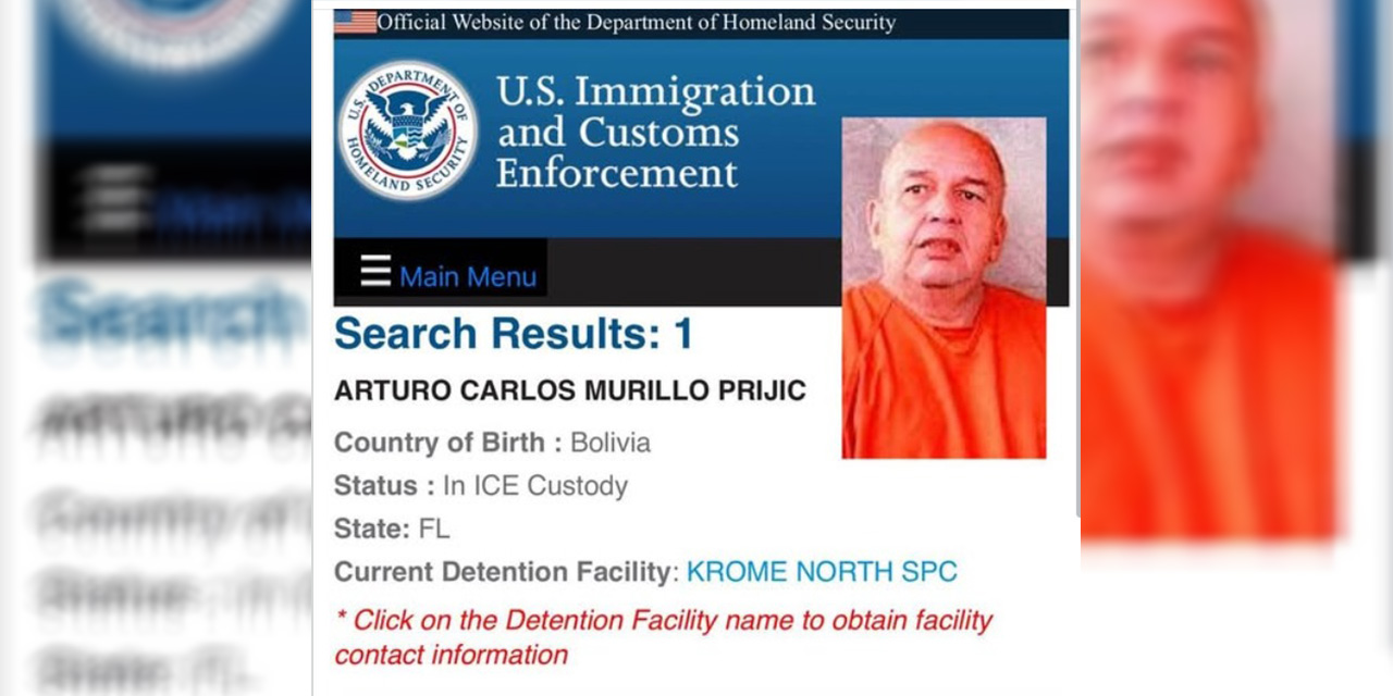 Juez en EEUU ordena la deportación del exministro de Gobierno Arturo Murillo