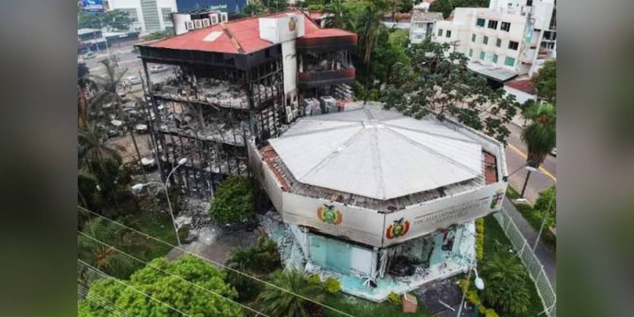 La infraestructura del Ministerio Público fue destruida en 2022. Foto: Archivo