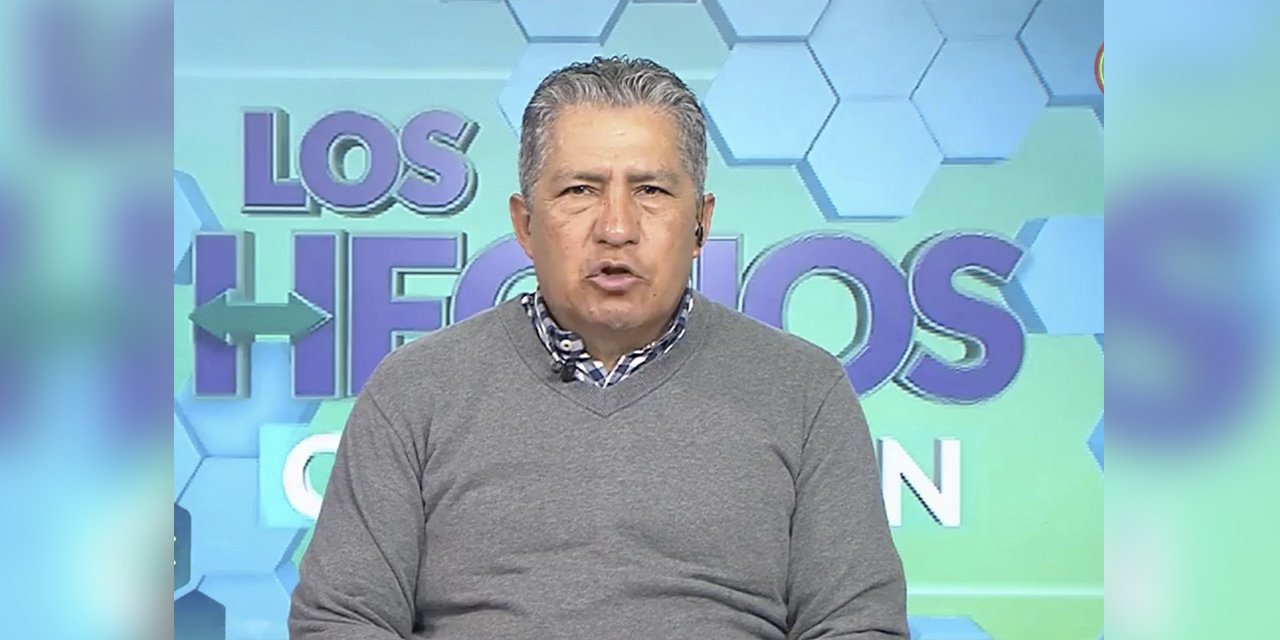 El ministro de Defensa, Edmundo Novillo.