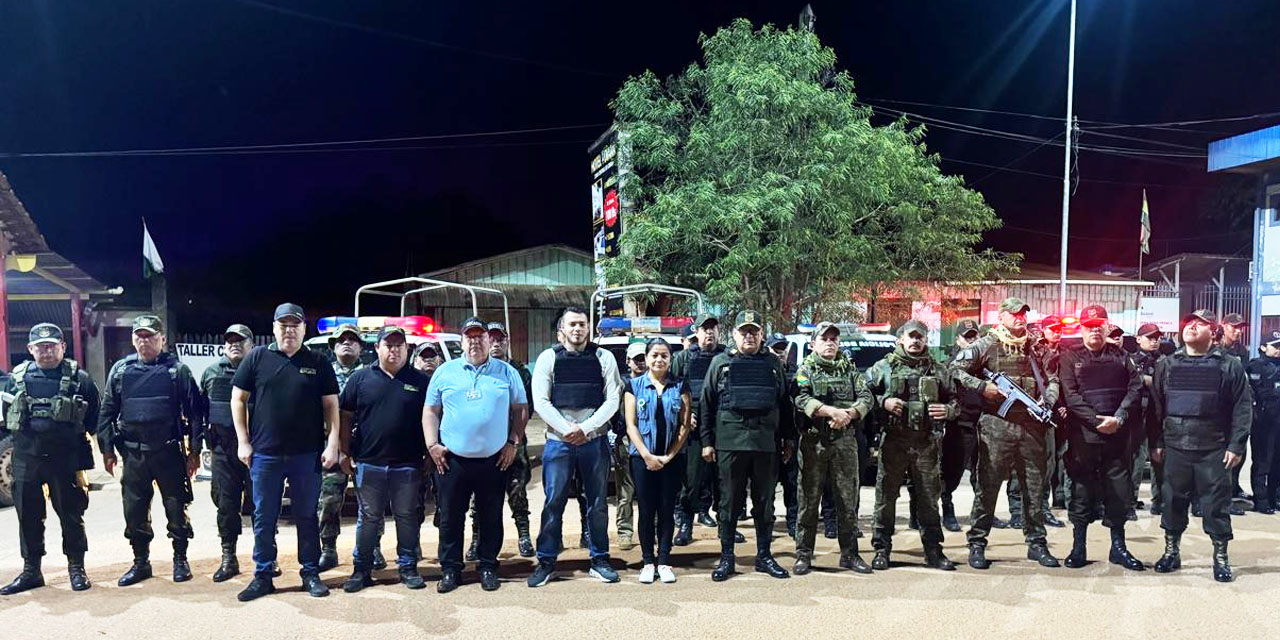La acción conjunta permitió el despliegue de equipos especializados del Ministerio Público y la Policía Boliviana.