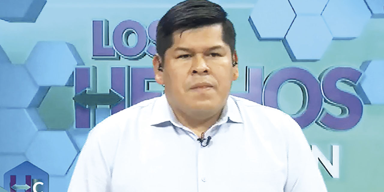 El viceministro de Defensa Social y Sustancias Controladas, Jaime Mamani. FOTO:  RRSS