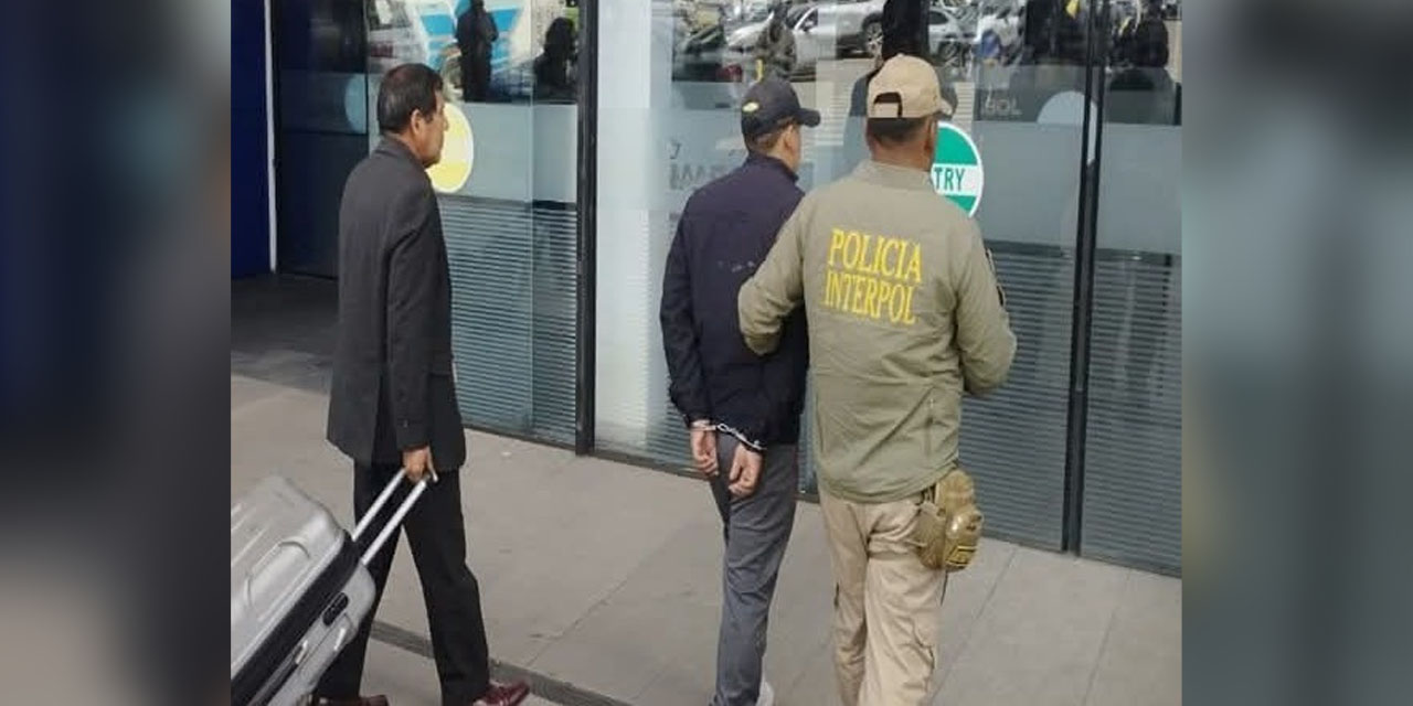 Interpol, en uno de sus operativos, capturó a una persona. Interpol, en uno de sus operativos, capturó a una persona.