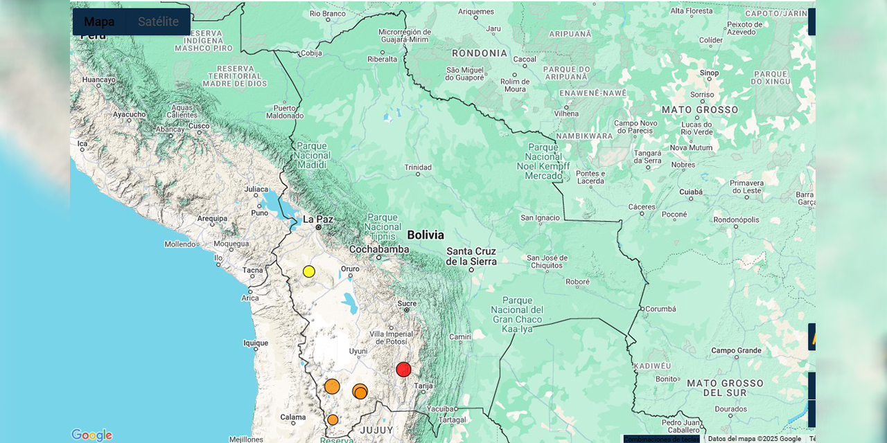 En los primeros 16 días de 2025 el país reporta 11 eventos sísmicos