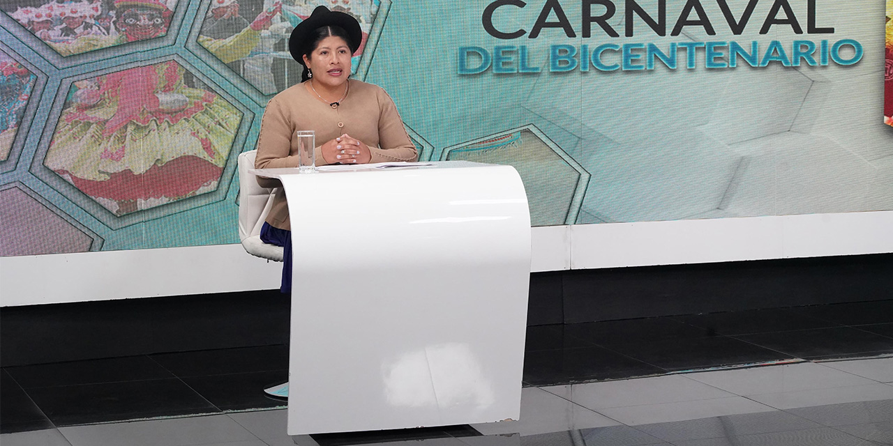 La ministra Guevara dice que el Carnaval del Bicentenario se viene con un “plus”