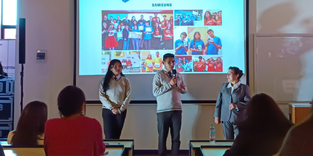 Samsung convoca a jóvenes bolivianos a innovar con ciencia y tecnología