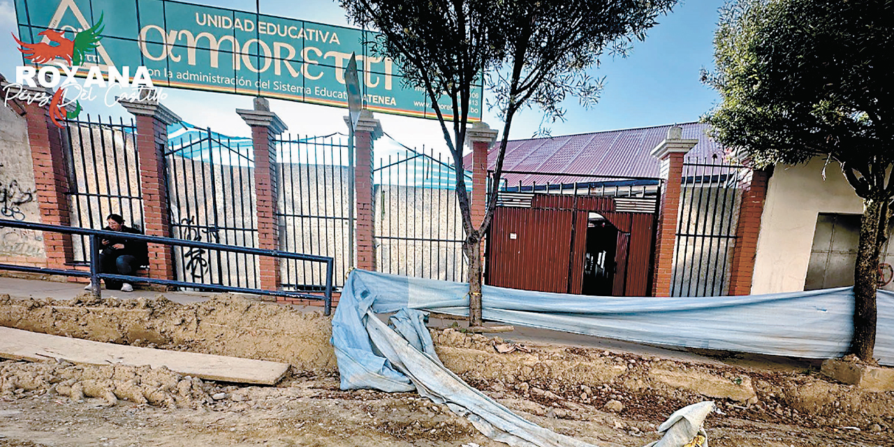 La alcaldía deja obras inconclusas con el perjuicio para los vecinos y estudiantes