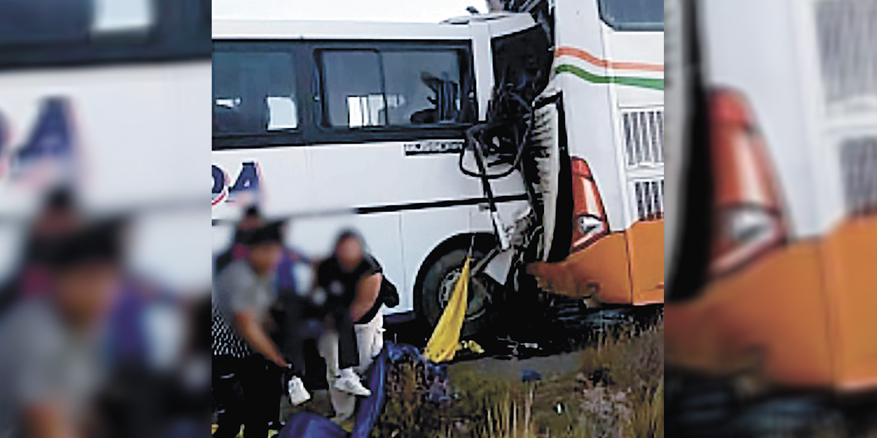 El accidente de tránsito en Cala Cala, Oruro