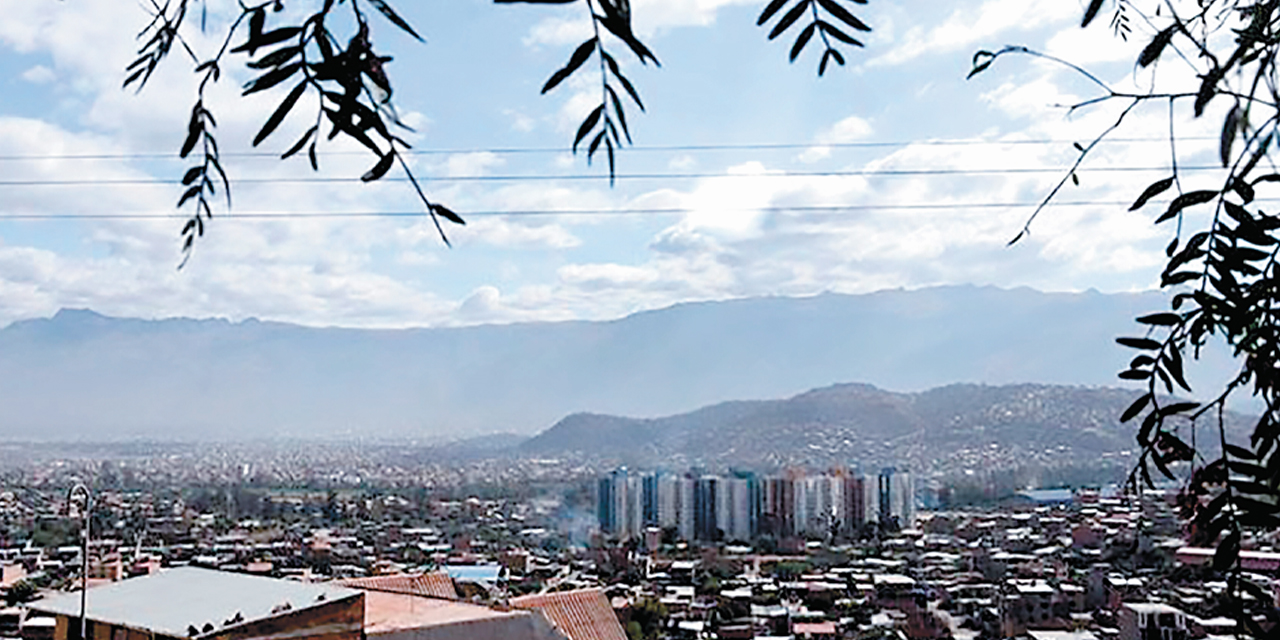 Panorámica de la ciudad de Cochabamba.