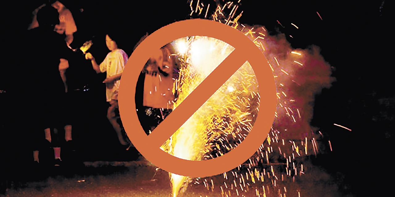 Campaña contra las fogatas en San Juan.
